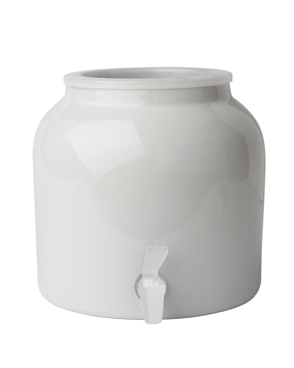 New Wave Enviro Porcelain Water Dispenser, Classic Blue Stripe