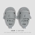 Shark Slippers With Drain Holes Shower Shoes For Women Quick Drying Eva Pool Shark Slides Beach Sandals With Drain Holes