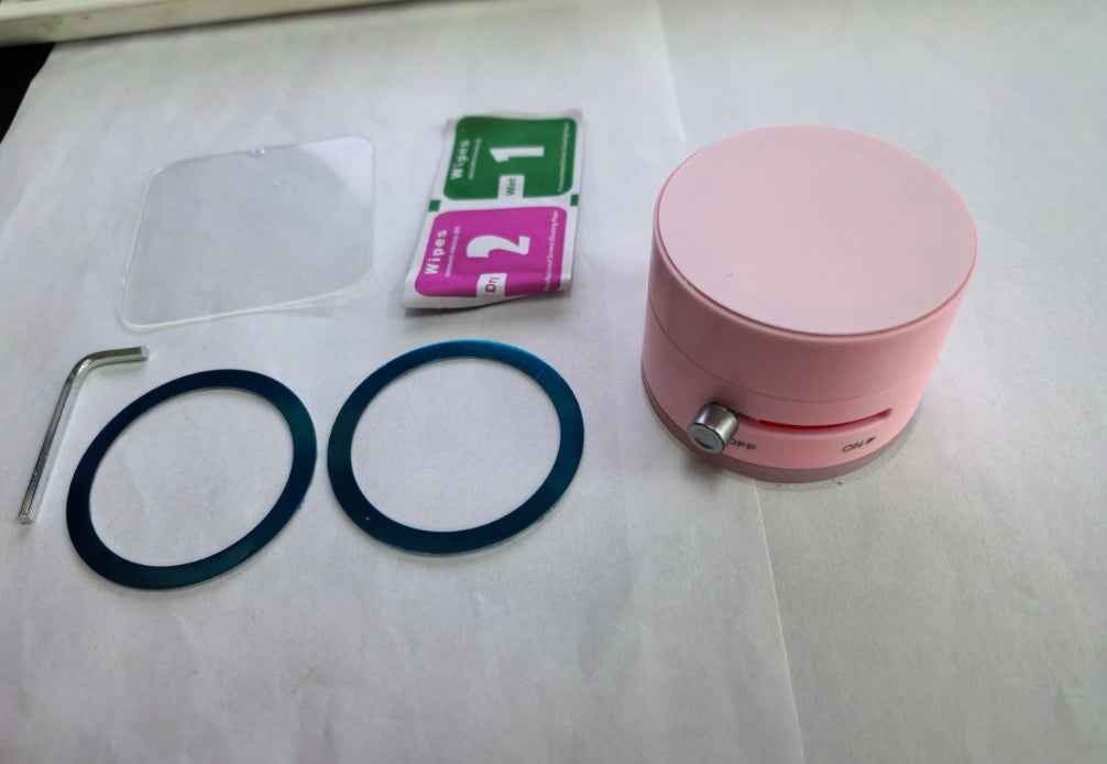 Foldable Magnetic Vacuum Car Phone Holder Foldable Suction Cup With Suction Cup Hands-Free Navigation For Smart Phone