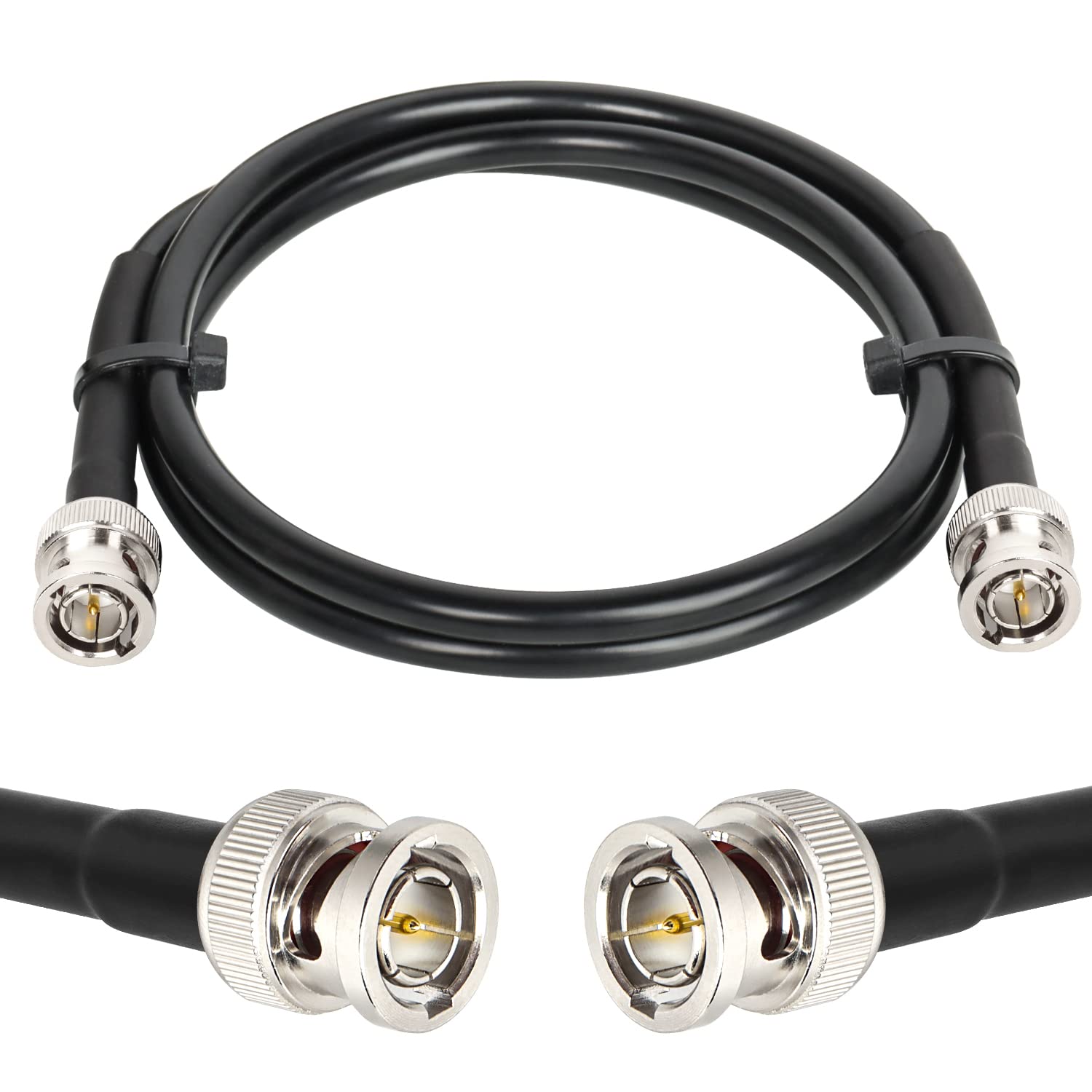 XRDS -RF 75FT SDI Cable, BNC Male Digital Video Cable 75 Ohm RG59 BNC Cables Supports HD-SDI/3G/6G-SDI/4K/8K