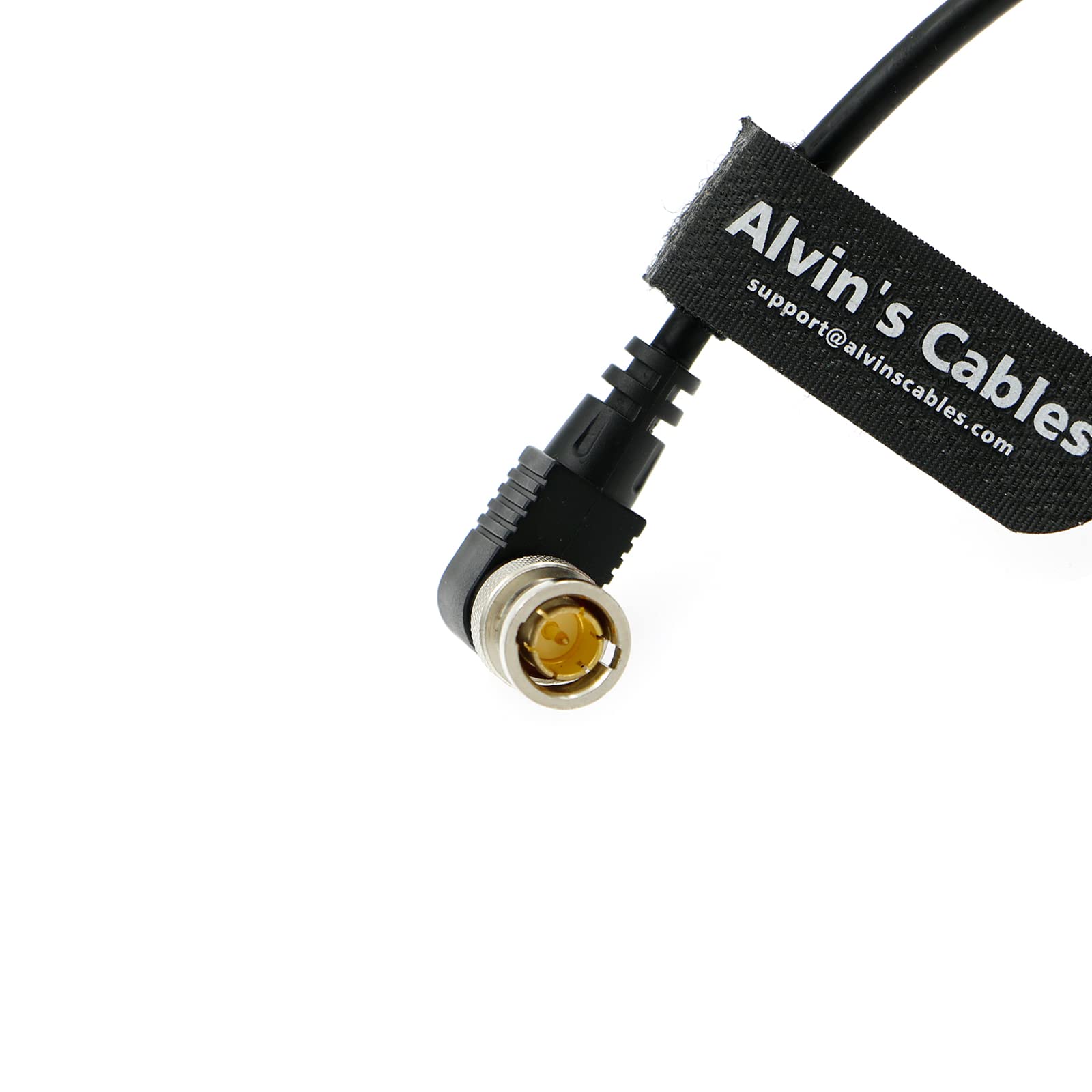 Alvin's Cables 3G SDI Cable BNC to BNC Cable Thin Flexible for Sony FS5| FS7| FX6, for Canon C300, Blackmagic URSA Camera, Atomos Ninja| Shogun Monitor, Right Angle 60CM| 2ft