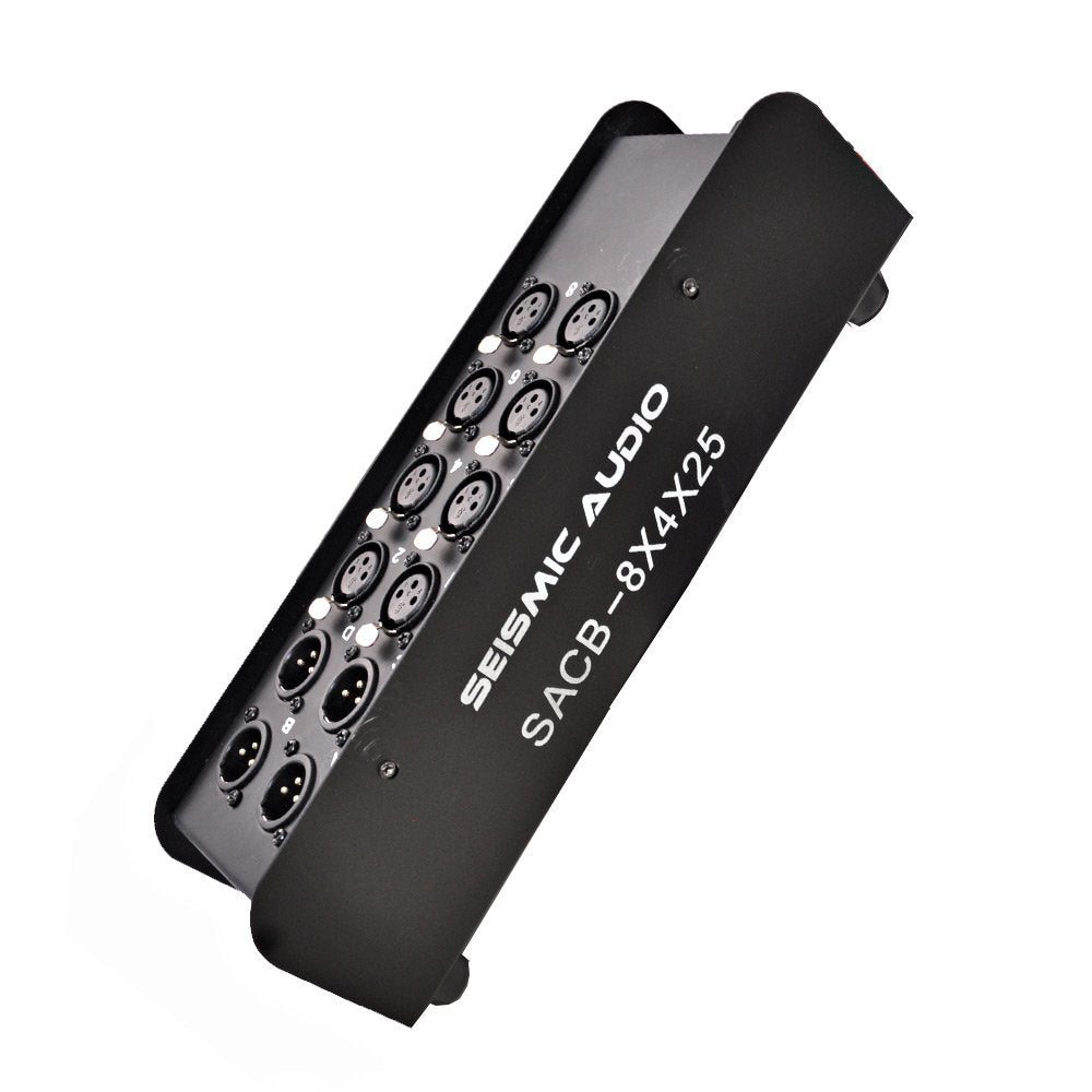 Seismic Audio Speakers 12 Channel Low Profile XLR Send Circuit Board Snake Cable, XLR Splitter Cable, 100 Feet