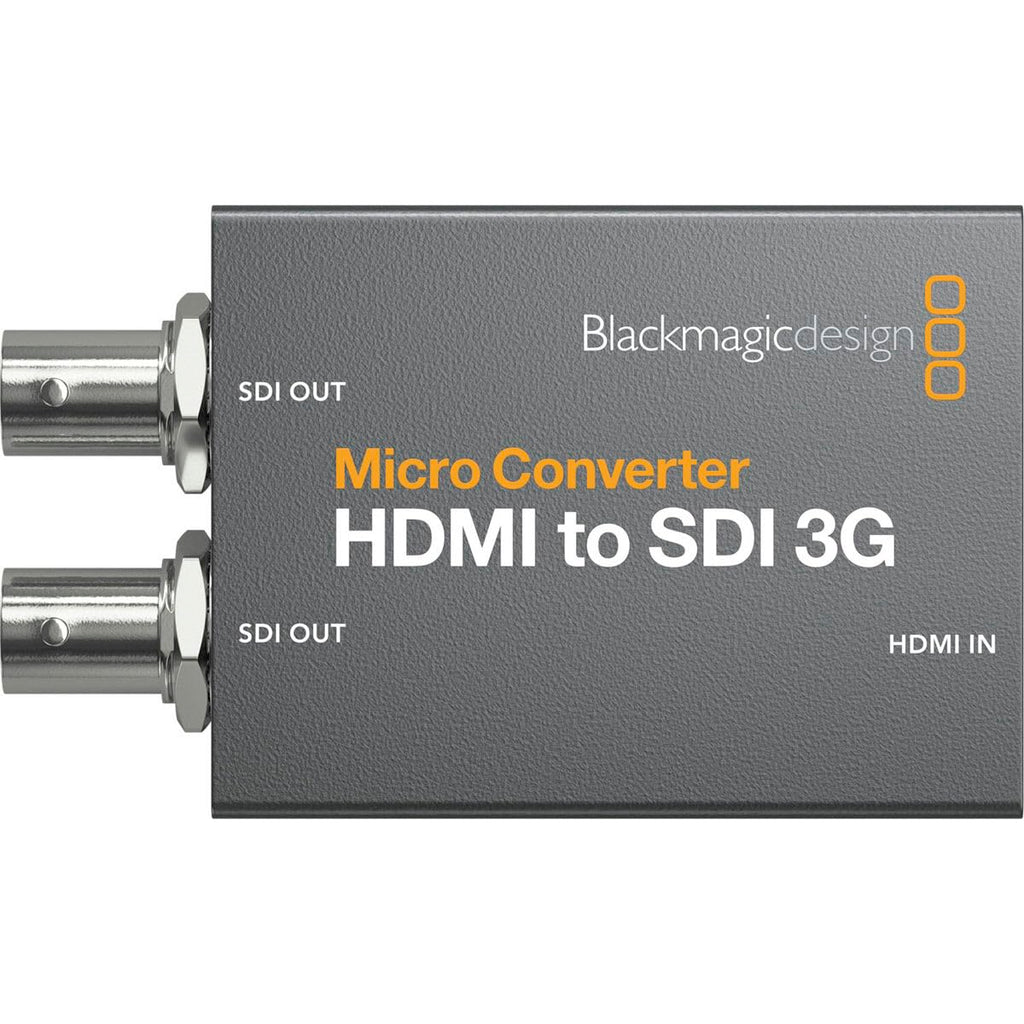 Metal HDMI to SDI 3G micro converter with two left BNC SDI out jacks
