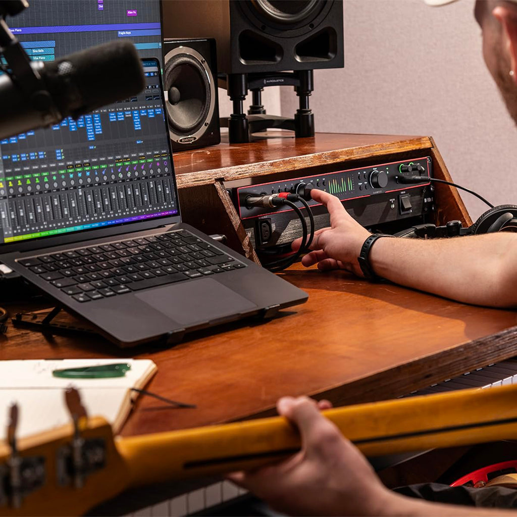 Focusrite Scarlett 18i16 4th Gen USB Audio Interface, for Songwriting, Music Production, Recording, and Podcasting — High-Fidelity, Studio Quality Recording, and All the Software You Need to Record