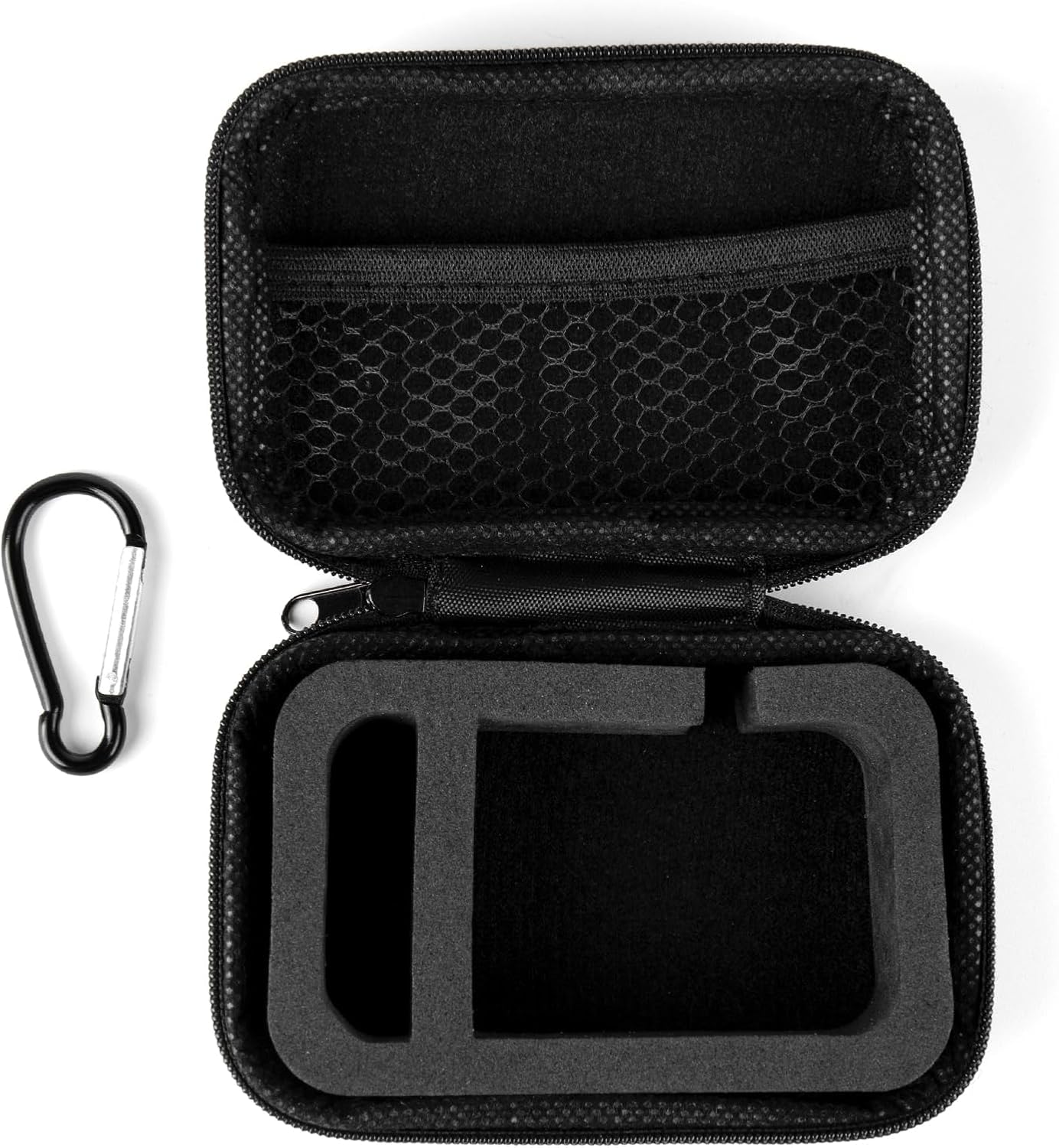 Estuche IEM KZ ZS10 Pro para monitor intrauricular, estuche para auriculares CCZ ZC02 con mosquetón, bolsa de almacenamiento de viaje EVA para CCA CRA, Shure SE215, Moondrop Chu, CCZ Melody, KBEAR KS1