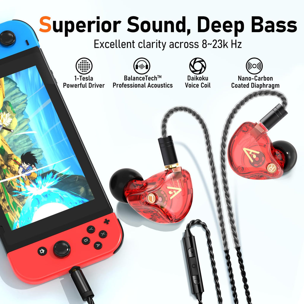 Vibes 202MC USB-C Wired Earbuds - USBC HiFi in Ear Headphones for iPhone 17/16/15 - Noise Isolating Ear Buds w/ Mic - Clear Sound, Deep Bass & Comfort-Fit Earphones - Silver Plated Cord, Carrying Case