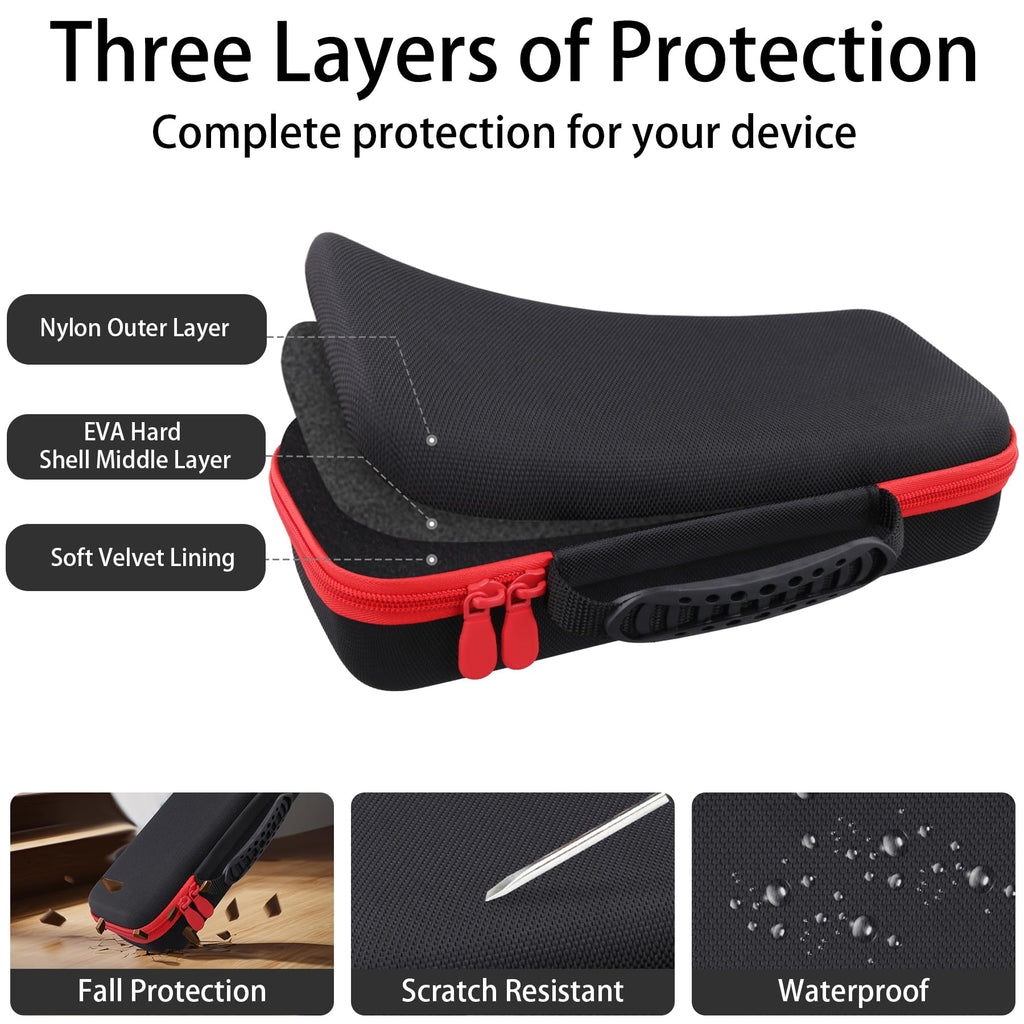 co2CREA Hard Carrying Case Compatible with Blackmagic Design ATEM Mini Extreme & ATEM Mini Extreme ISO, Protective Storage Case for ATEM Switcher HDMI Live Stream Video Mixer
