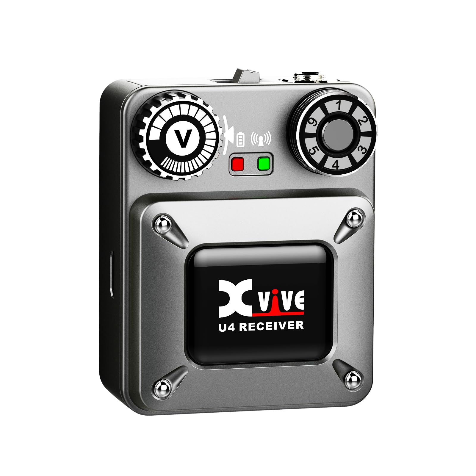 Xvive U4 Wireless in-Ear Monitor System Professional IEM System Transmitter and Beltpack Receiver for Studio, Band Rehearsal,Live Performance (U4)