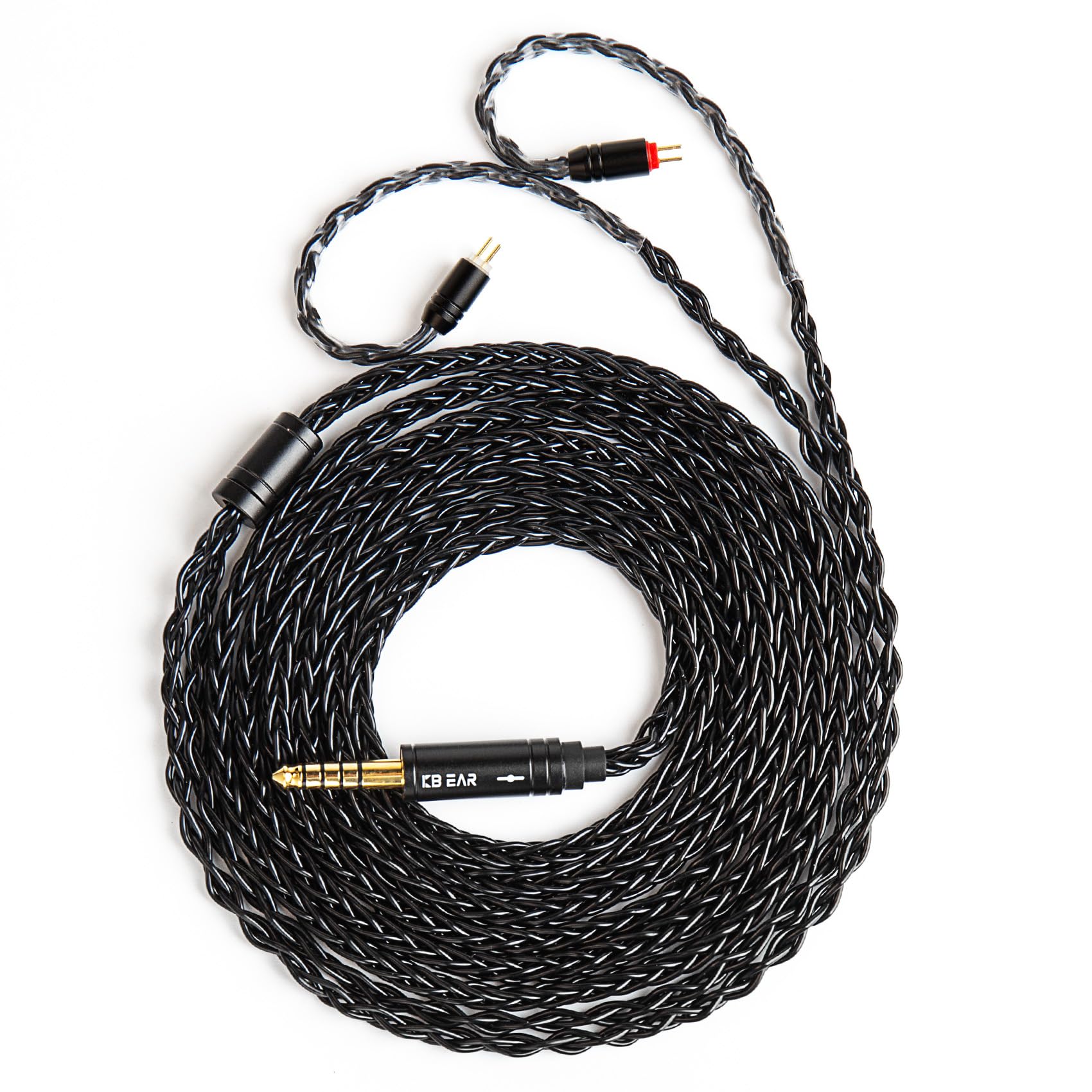KBEAR ST16 Plus Long IEMs Earphone Cable with QDC-Type Pin for KZ ZSN/ZSN PRO /EDX PRO/ZS10 PRO/ZSN PRO X/ZS12 PRO X/ZSX/ZAS/ZVX/AS16/ZAR/DQS/ASX/D-Fi/Castor/PR2/PR3/ZEX CCA CRA/C12/C10PRO (QDC 3.5MM)