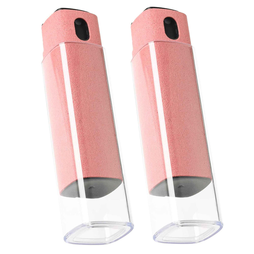 CUIUD Touchscreen Screen Cleaner Kit 2 Pcs, Phone, Tablet and Car Screen Cleaner, Two in One Spray and Microfiber Cloth(Grey&Pink)