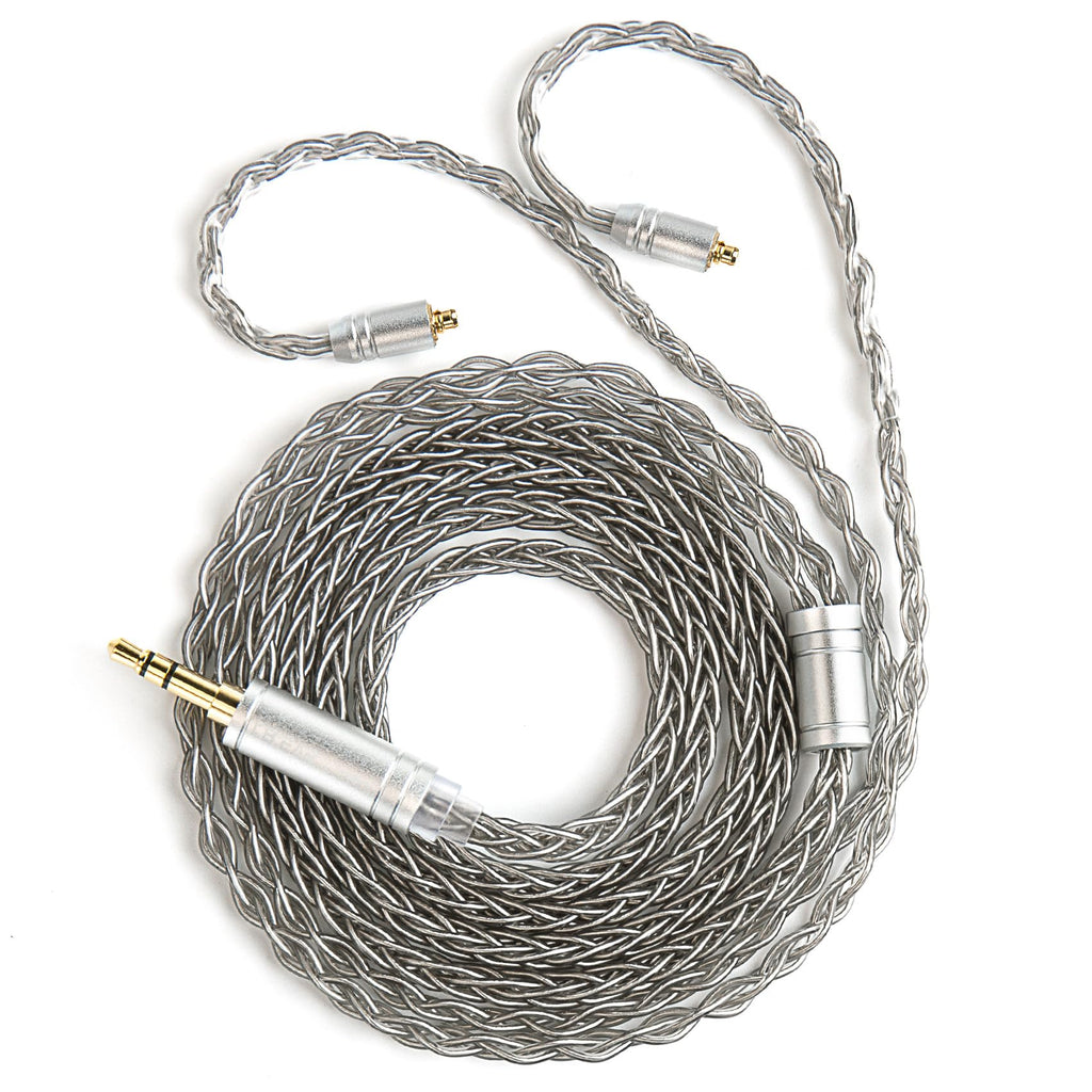 KZ CCA 2PIN IEM Earphone Cable, 4 Core High-Purity Copper Twisted IEMs Replacement Cable, Earbud Headphone Replacement Copper Extension Cable for KZ ZST ZSTX EDX ES4 AS10 CCA C10 C16 TRN V80 V90