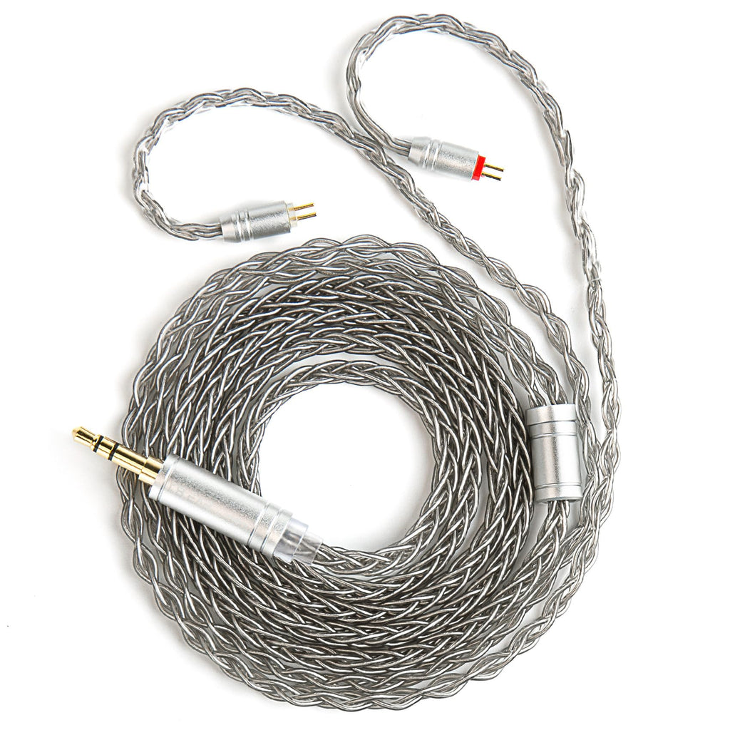 KZ CCA 2PIN IEM Earphone Cable, 4 Core High-Purity Copper Twisted IEMs Replacement Cable, Earbud Headphone Replacement Copper Extension Cable for KZ ZST ZSTX EDX ES4 AS10 CCA C10 C16 TRN V80 V90
