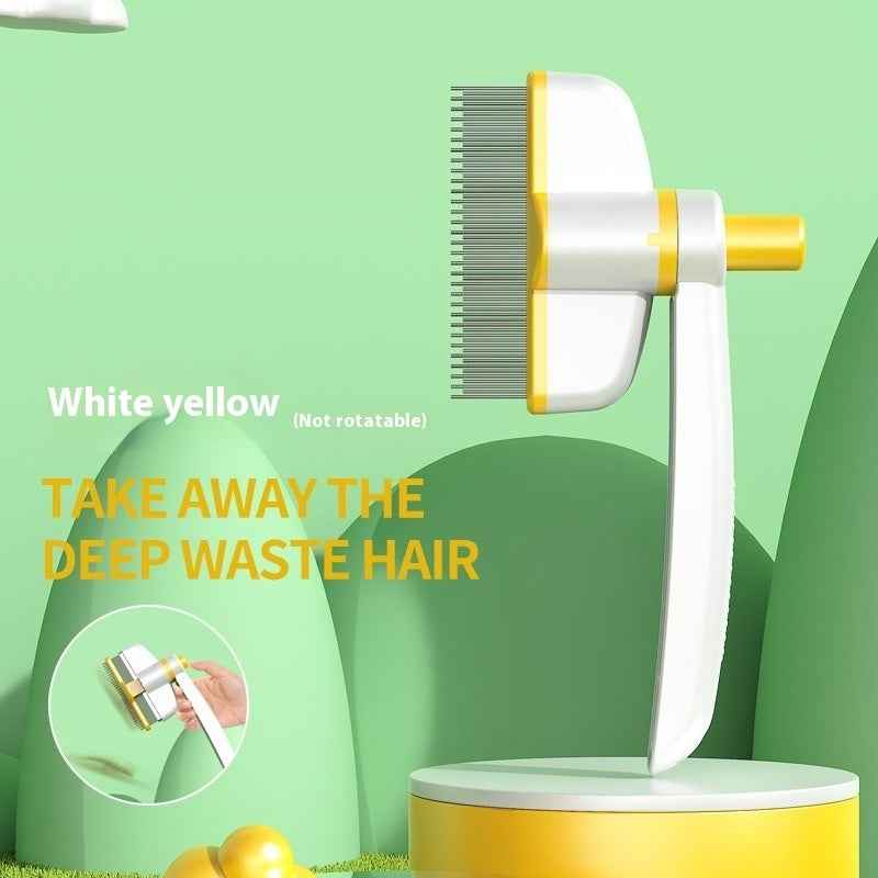 Cat Comb Tie Removal Floating Hair Magic Long Hair Pet Self-Cleaning Row Dog Cat Comb Grooming Supplies Flea Removal Brush Pets Products