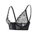 Women's Lace Front-Closure Push-Up Bra
